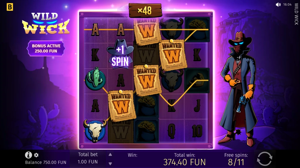 Wild Wick - Sticky Wilds in Free Spins